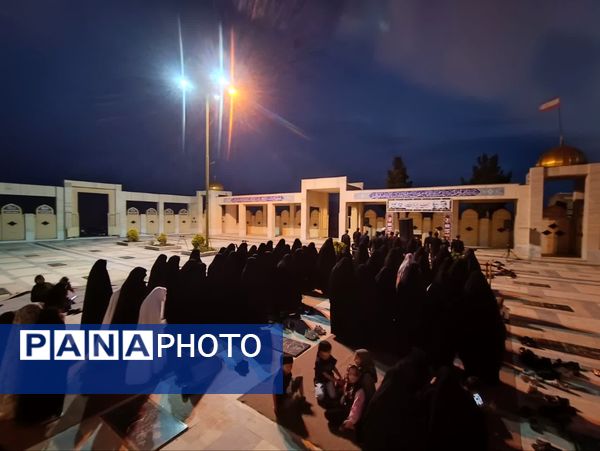 عزاداری روز دوم محرم در گلزار شهدای درق 