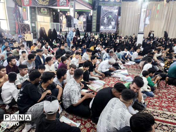 جشن باشکوه عید غدیر با حضور پرشور مردم در حسینیه حیدری فدافن 