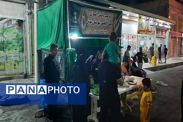  حضور جاماندگان حسینی در مرزهای خوزستان