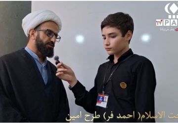 دسته عزاداری دانش‌آموزان دبیرستان شادیان به مناسبت سالروز وفات حضرت معصومه(س)