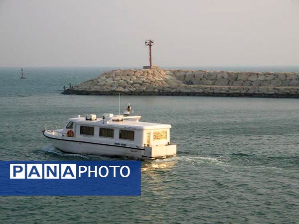 جلوه‌ای از زیبایی اسکله بندر چارک