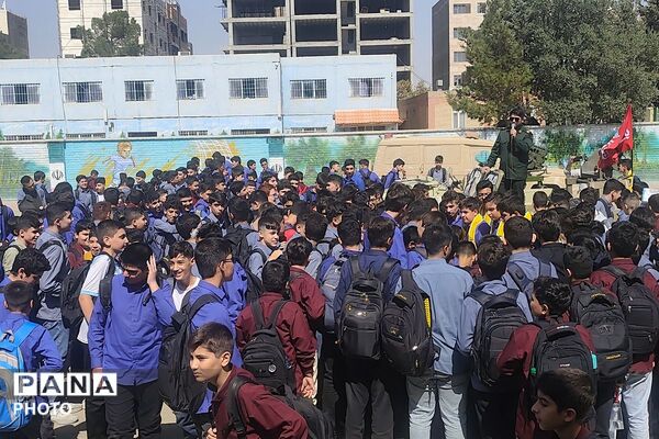 میزبانی مدرسه یاسر از شهید گمنام