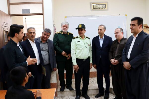 آیین افتتاح مدرسه 2 کلاسه در روستای کانی گل علیا