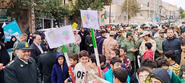 راهپیمایی روز13 آبان در شهر کلات برگزار شد