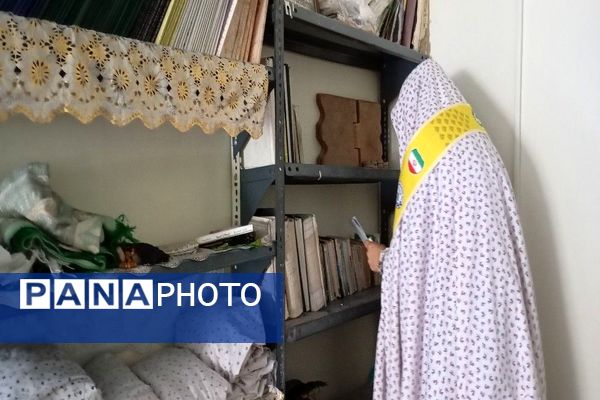 تفریح و مطالعه دانش آموزان معکتف در مسجد شهر بار 