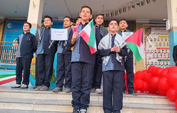 برپایی جشن طنین مقاومت در مدارس شهرستان قدس