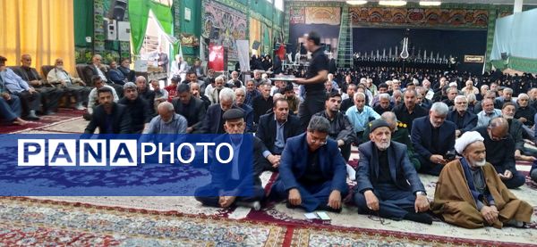 برگزاری دعای ندبه و یادواره شهدای خدمت در تکیه حسینی خلیل آباد