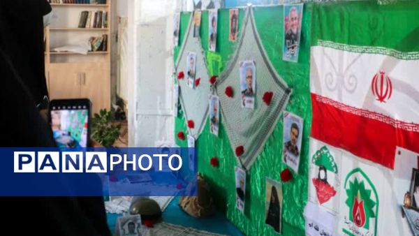 برپایی نمایشگاه دفاع مقدس در مسجد جامع قروه 