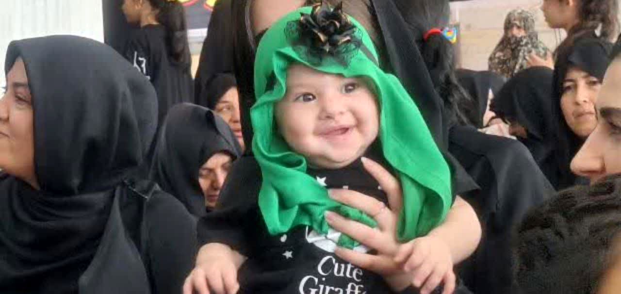 عزاداری هیات عاشقان حضرت علی اصغر(ع) روستای ورجان قم