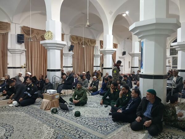 مراسم گرامیداشت شهدای مقاومت و تشیع نمادین پیکر پاک شهید سید حسن نصرالله در خلیل آباد 