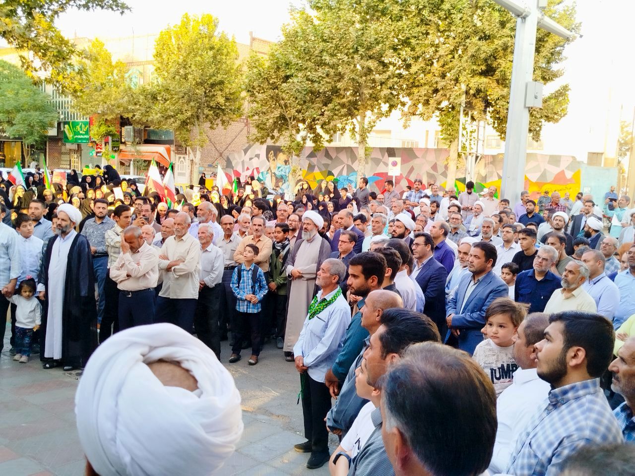 تجمع مردم شهرستان کاشمر علیه رژیم صهیونی 