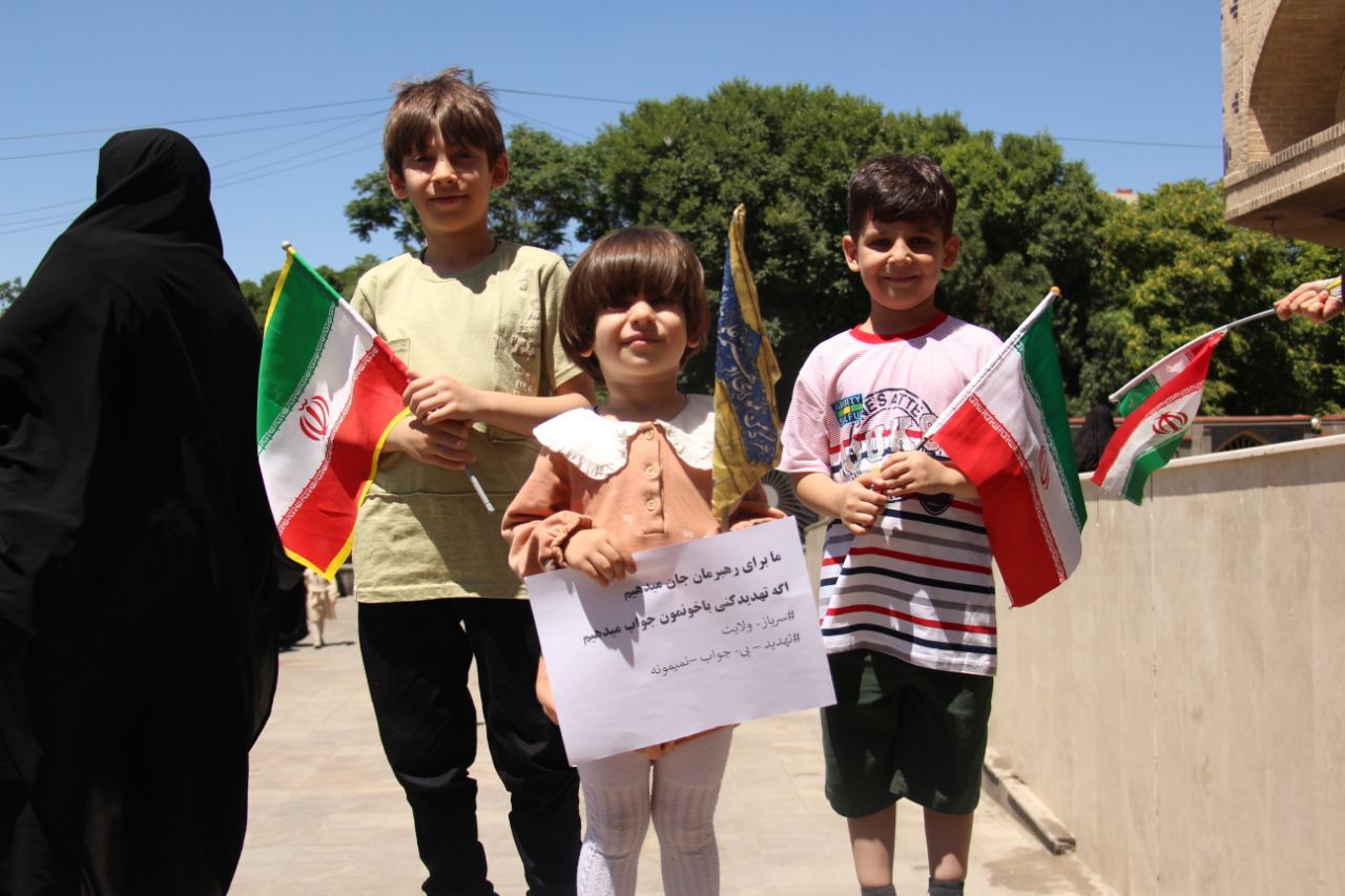 حضور کودکان تبریزی در راهپیمایی حیدری 
