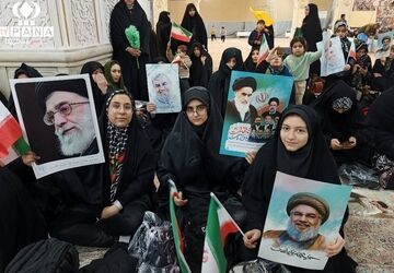 همایش دختران مقاومت در مهدیه اردبیل