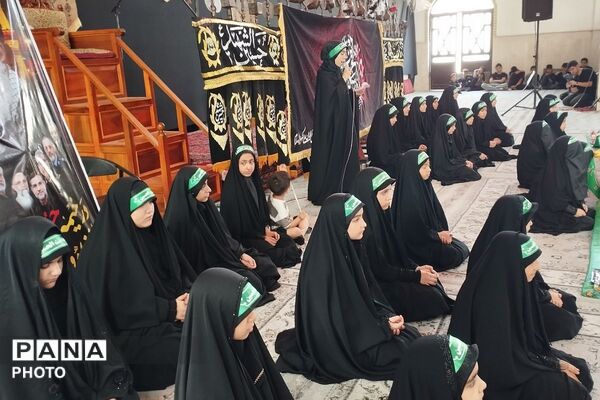مراسم شهادت حضرت رقیه (س) در حسینیه حضرت ابوالفضل بهارستان دو