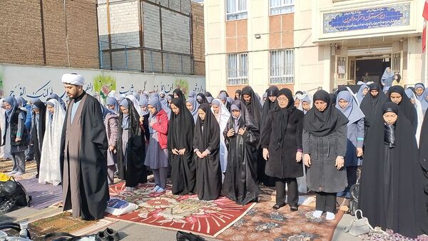مراسم فاطمیه در مدرسه والدین آناخاتون تبریز