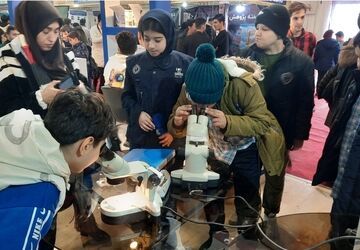 حضور پررنگ دانش‌آموزان پژوهشگر خراسانی درنمایشگاه پژوهش و فناوری مشهد