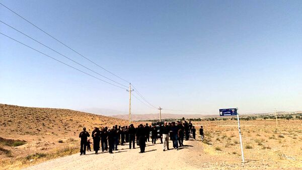 عزاداری مردم روستای جلماجرد در تاسوعای حسینی