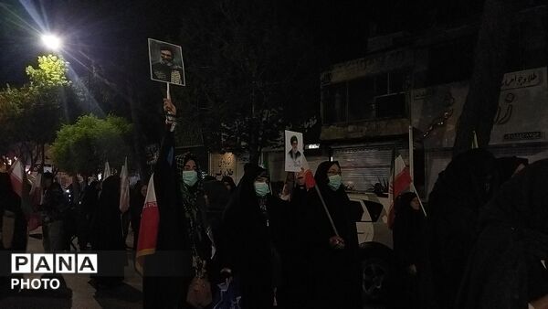 نیشابوری ها از پیر تا کودک در اجتماعات خیابانی