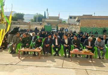 آیین آغاز سال تحصیلی در مدرسه حضرت زینب (س) چرام 