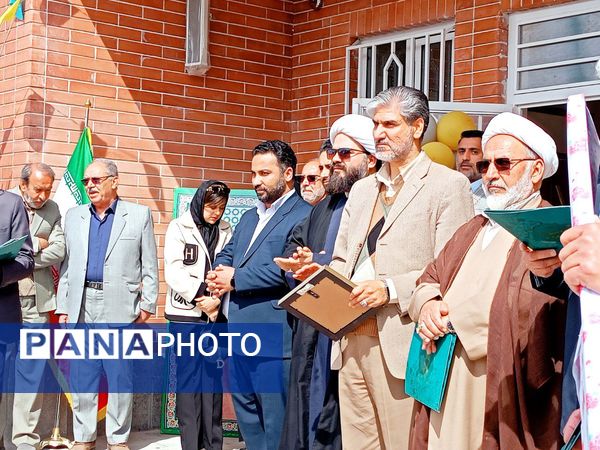 افتتاح مدرسه مرحوم نساجیان در کاشمر