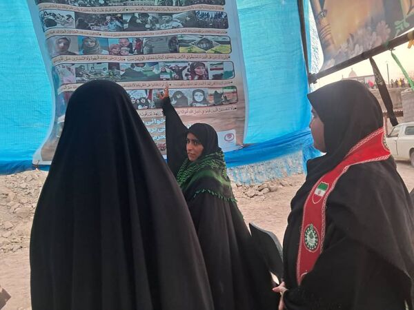 شور پیاده‌روی جاماندگان اربعین گامی به یاد شهدا