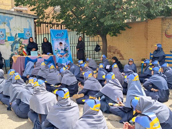 برگزاری طرح ملی داناب در آموزشگاه بنت الهدی یک شهرستان قدس با حضور  مسئولین آموزش و پرورش