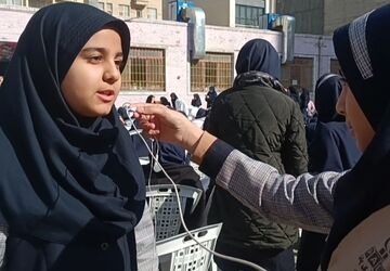 جشن میلاد منجی عالم بشریت امام‌ِزمان در دبستانِ‌ ساره