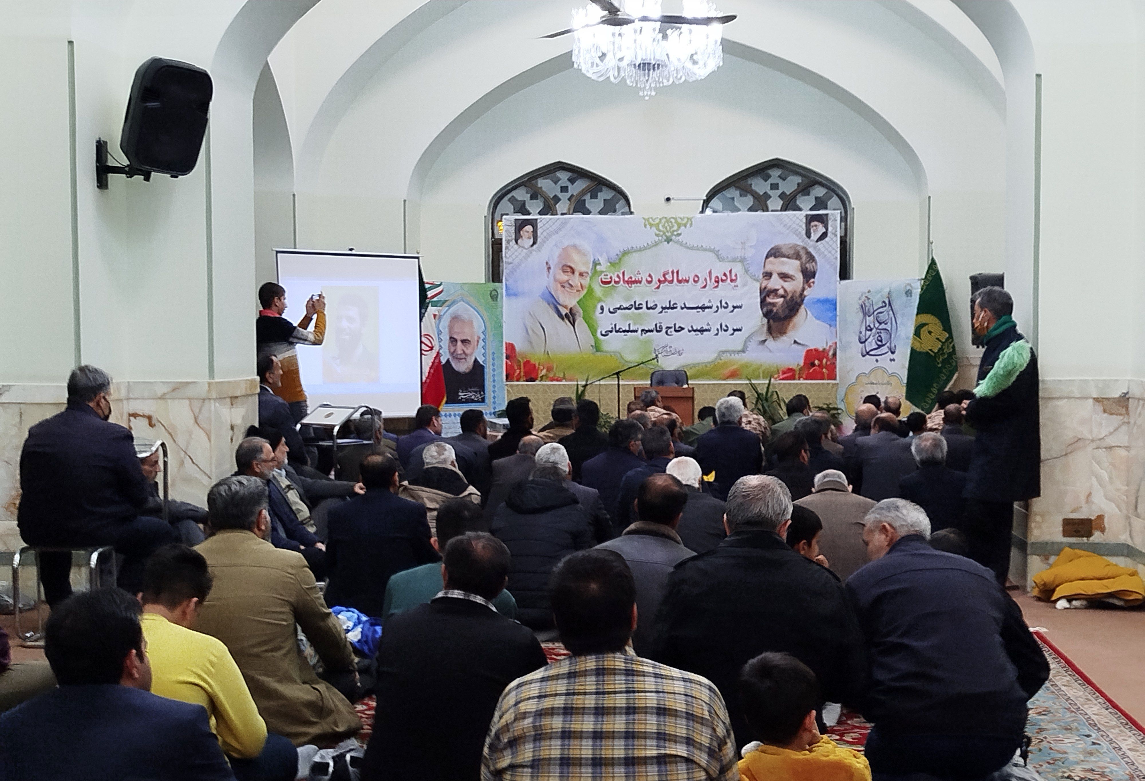 یادواره سردار شهید علیرضا عاصمی و سردار شهید قاسم سلیمانی در زیارتگاه شهید آیت الله سید حسن مدرس