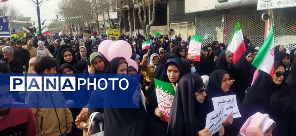  راهپیمایی بیست و دو بهمن در کاشمر