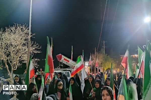 هجدهمین شب از اجتماعات خیابانی در شهر بار نیشابور