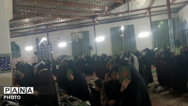 عزاداری احیای بیست و سوم در امامزاده سید محمد کاشمر