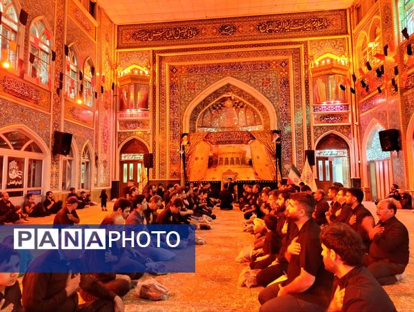 برگزاری مراسم عزاداری شب عاشورا در تکیه ابوالفضلی نیشابور 