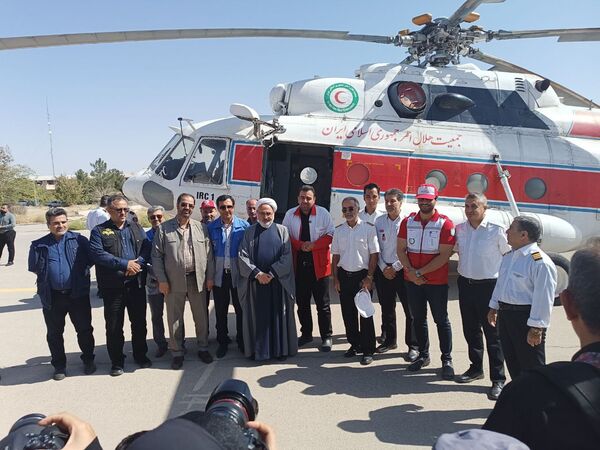 افتتاحیه طرح خدمت رسانی هلال احمر به زائران در ایام پایانی صفر 