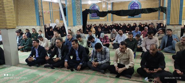 مراسم گرامیداشت شهدای خدمت در شهرستان شوش