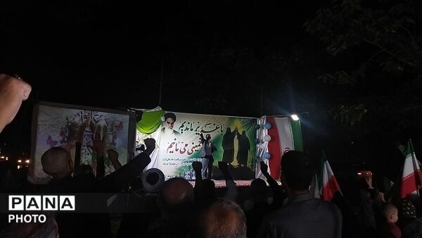 نود و پنجمین شب از شب های مقاومت بلوار جمهوری نیشابور در قاب پانا 