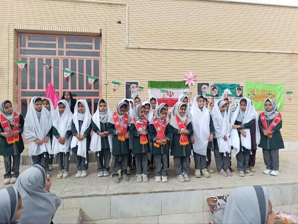 جشن نیمه شعبان در دبستان خدیجه کبری ابرکوه