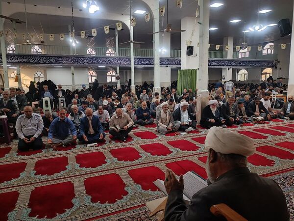 مراسم دعای عرفه در شهر درق