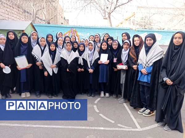 سالگرد شهادت سردار دل‌ها در مدرسه مهندس رحمان فرد ناحیه ۱ مشهد مقدس