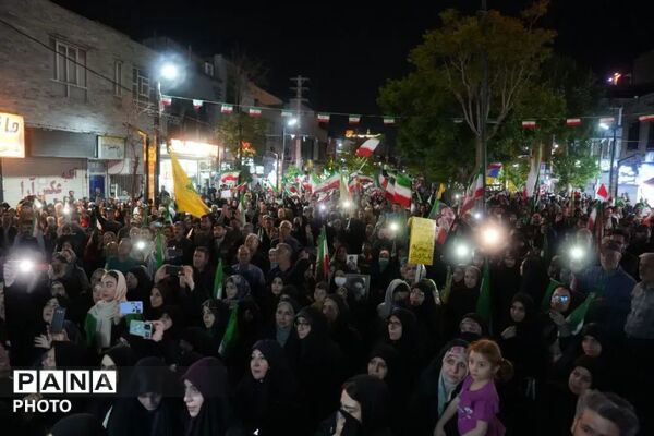 صد و چهل و هشتمین تجمع اقتدار و ایستادگی مردم فردیس