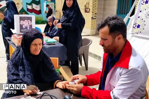 ایستگاه سلامت بنیاد علوی در تجمع اقتدار مردم دیشموک