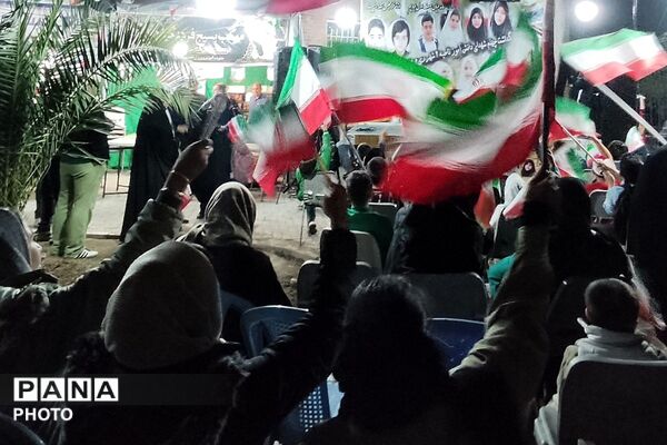 سوگواره چهلمین روز شهادت دانش آموزان ناحیه دو شهرری و مدرسه شجره طیبه در میدان نماز شهرری 