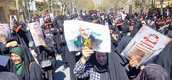 راهپیمایی روز قدس و حمایت از کودکان مظلوم فلسطین در شهرستان گلپایگان