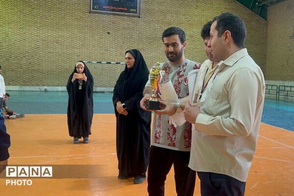 اختتامیه مسابقات فوتسال بین‌مدرسه‌ای پسران جام اقتدار ایران در پردیس