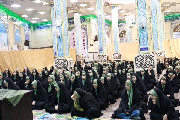 مراسم اعتکاف در مسجد ابوذر منطقه ۱۴ تهران 