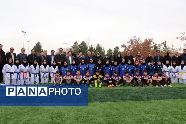 آیین افتتاح زمین چمن مصنوعی هنرستان مهندس موفقیان نظرآباد