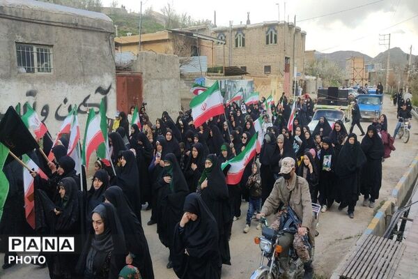 راهپیمایی اربعین شهادت قائد امت در شهر بار نیشابور-۲