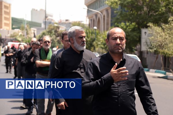 برپایی دسته عزاداری اداره‌کل آموزش و پرورش شهر تهران 