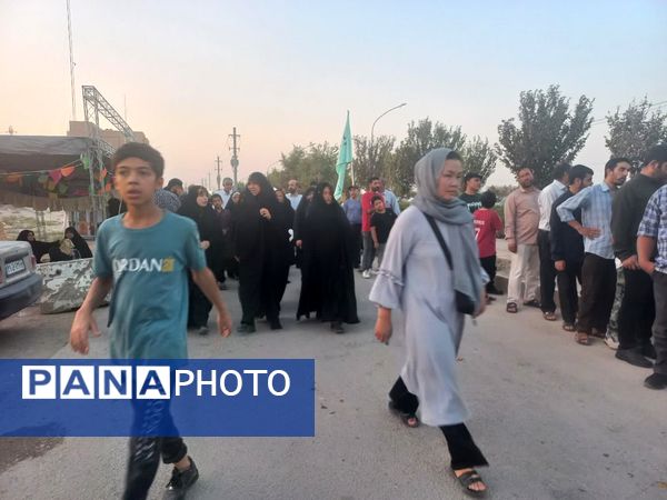 جلوه هایی از پیاده‌روی «امت احمد» در مسیر جمکران
