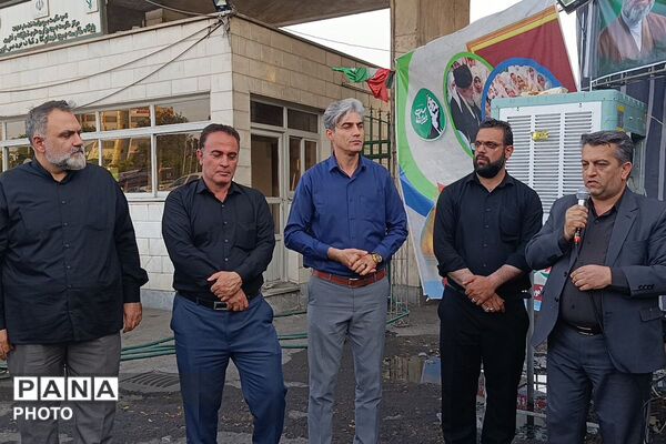  نقش‌آفرینی فعال فرهنگیان پاکدشت در موکب رهبر شهید