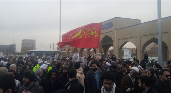 تشییع پیکر دو شهید مدافع وطن در قم 